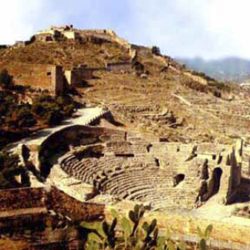 Vista general del teatro de Sagunt