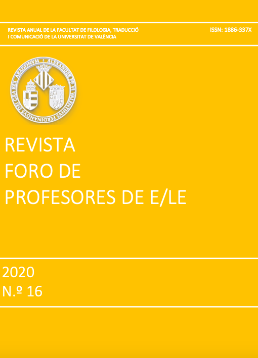 					View No. 16 (2020): FORO DE PROFESORES DE E/LE
				