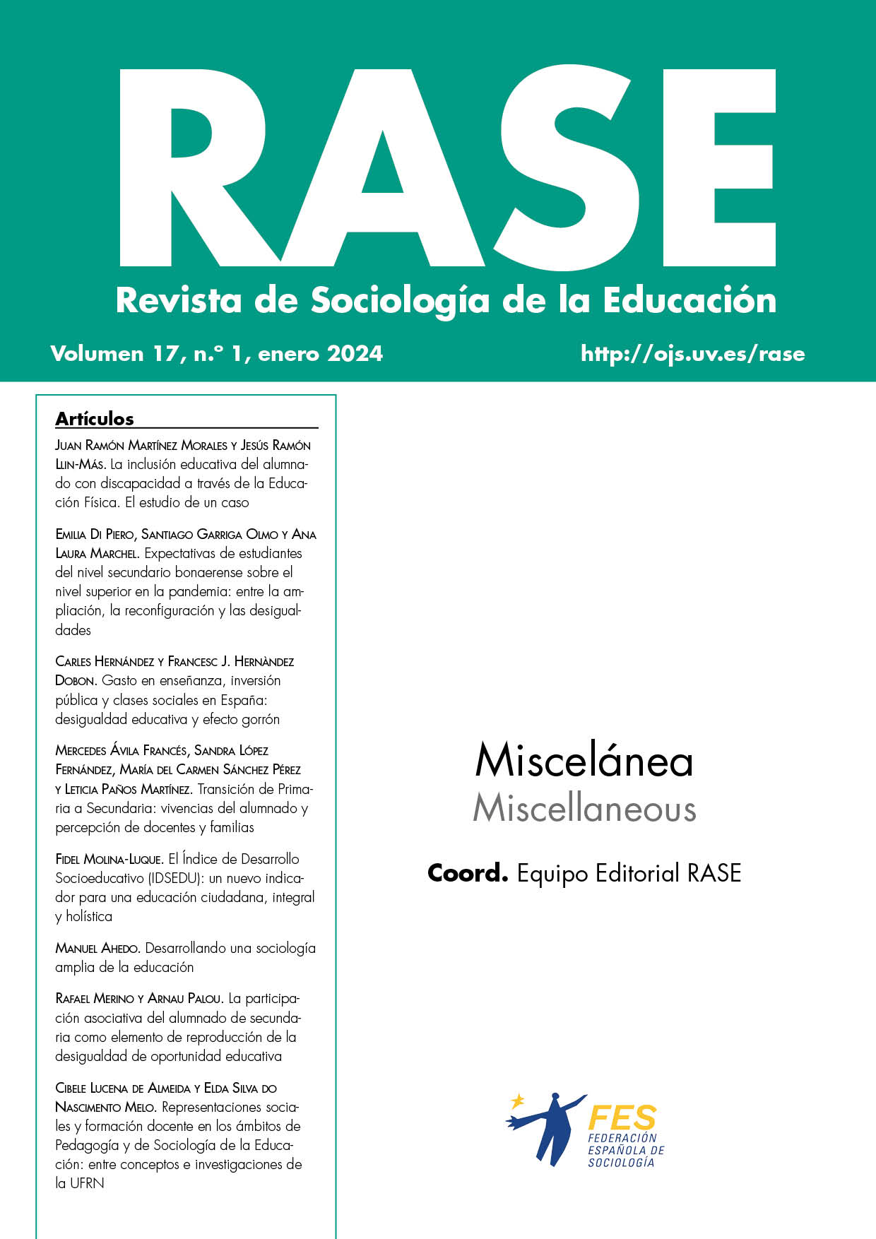 					View Vol. 17 No. 1 (2024): MISCELÁNEO
				